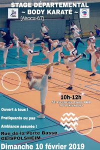 Stage Body Karaté avec Laurence Belrhiti @ Dojo Complexe Sportif Geispolsheim | Geispolsheim | Grand Est | France