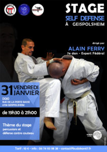 Stage Self Défense avec Alain Ferry 7e Dan @ Dojo | Geispolsheim | Grand Est | France